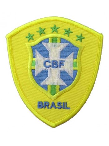 BRAZIL FOOTBALL ASSOCIATION SOCCER EMBROIDERED PATCH #02